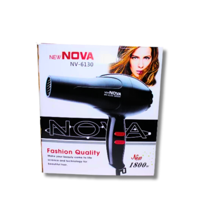 Фен для волос 2 режима нагрева и скорости NOVA NV-6130 /1800W/23см/21см