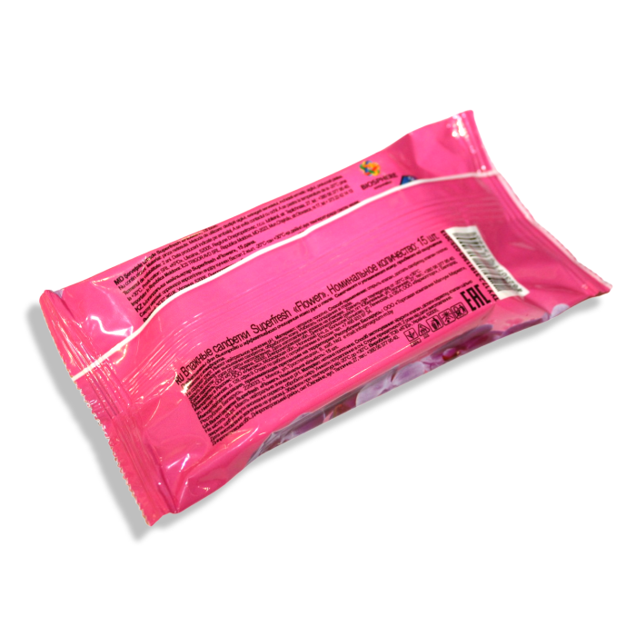 Салфетки влажные SuperFresh 15шт