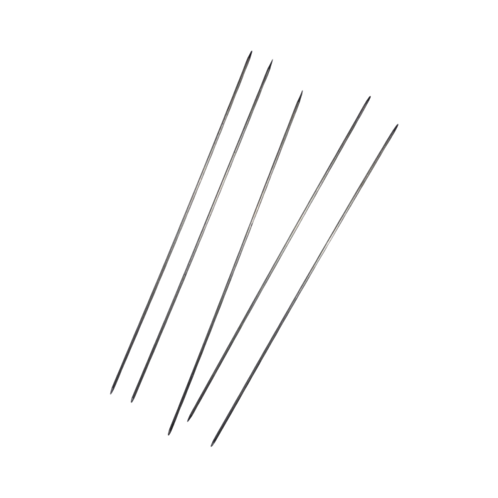 Спицы носочные металлические №6/≈2мм/18см/5шт