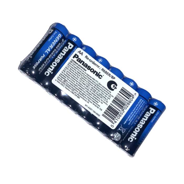 Батарейка пальчиковая Panasonic R6BE/AA/1.5V 1шт
