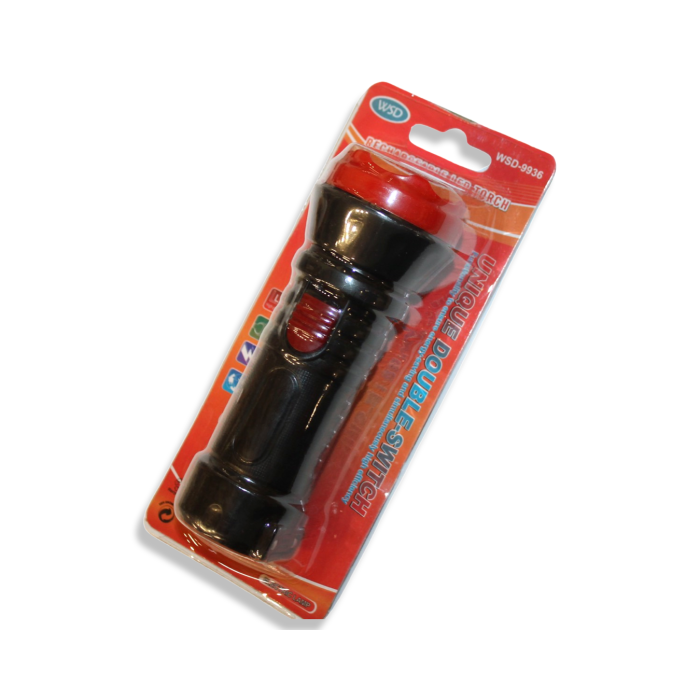 Фонарик ручной аккумуляторный с зарядкой от сети WSD-9936 220В/13см/4см