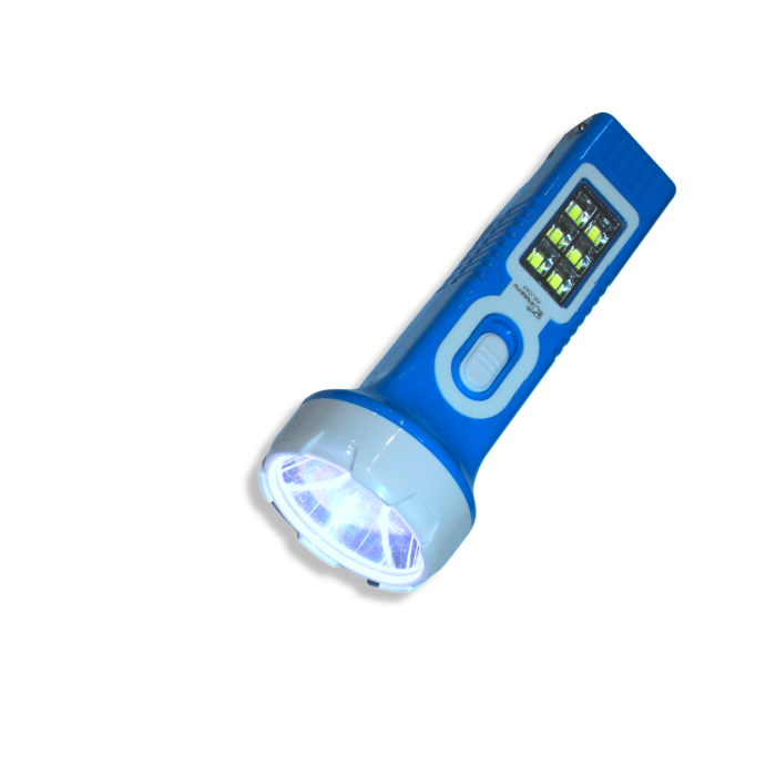 Фонарик ручной аккумуляторный с зарядкой от сети АК-С62 220В/7W/15см/5см