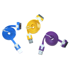 Кабель для Apple разные цвета USB/30mm/1м