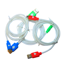 Кабель USB to micro USB с подсветкой наконечников 1м