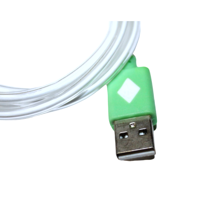 Кабель USB to micro USB с подсветкой наконечников 1м