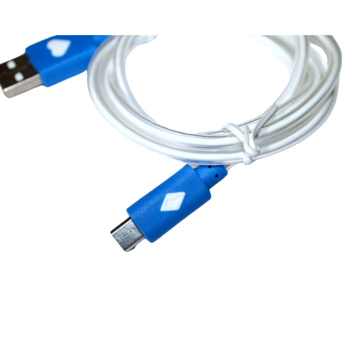 Кабель USB to micro USB с подсветкой наконечников 1м