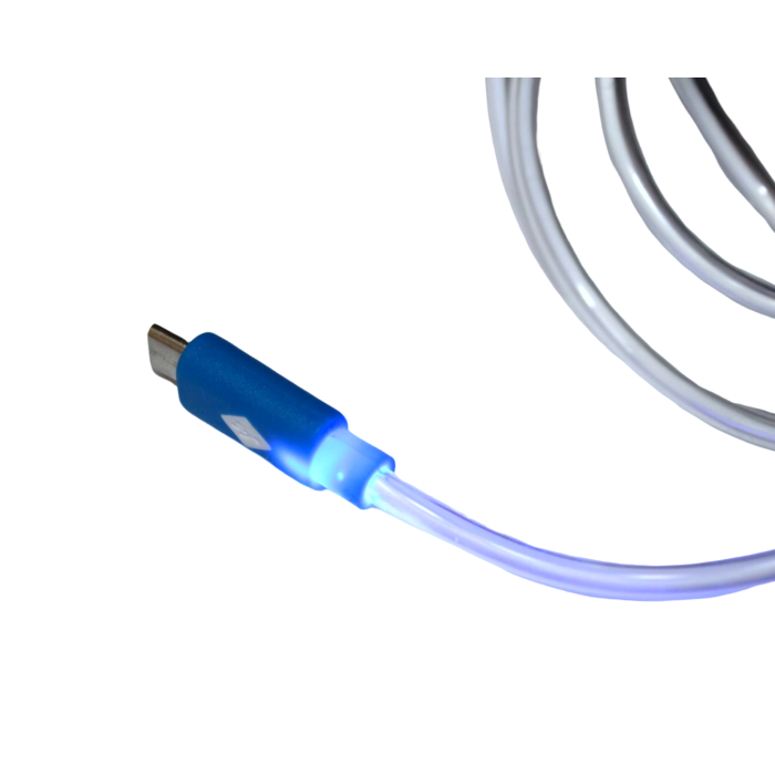 Кабель USB to micro USB с подсветкой наконечников 1м