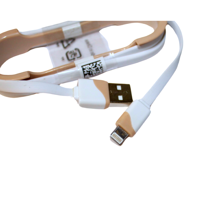 Кабель для зарядки и синхронизации плоский Lightning с USB 3.0/1м