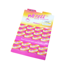 Лезвия Wetell из нержавеющей стали на планшете 100шт/20 коробок