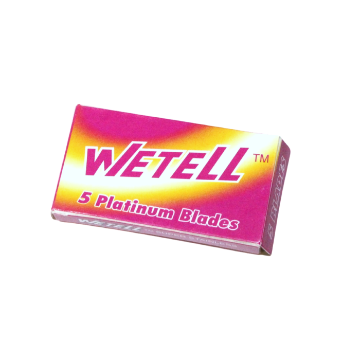 Лезвия Wetell из нержавеющей стали на планшете 5шт /1 коробка