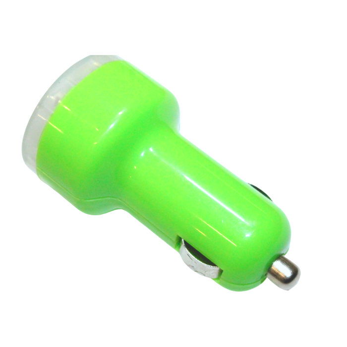 Зарядка автомобильная в прикуриватель 2 USB/2.1A/1A