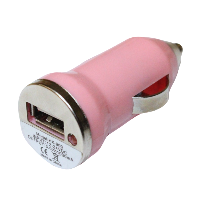 Зарядка автомобильная в прикуриватель 1 USB/1A