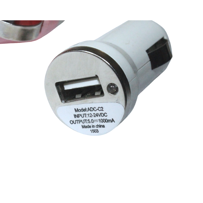 Зарядка автомобильная в прикуриватель 1 USB/1A