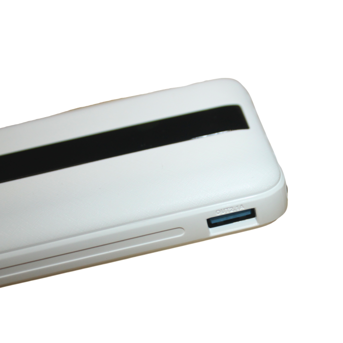 Power Bank Viaking GB059 10000 мАч портативный аккумулятор с фонариком индикатором зарядки и 4 кабелями