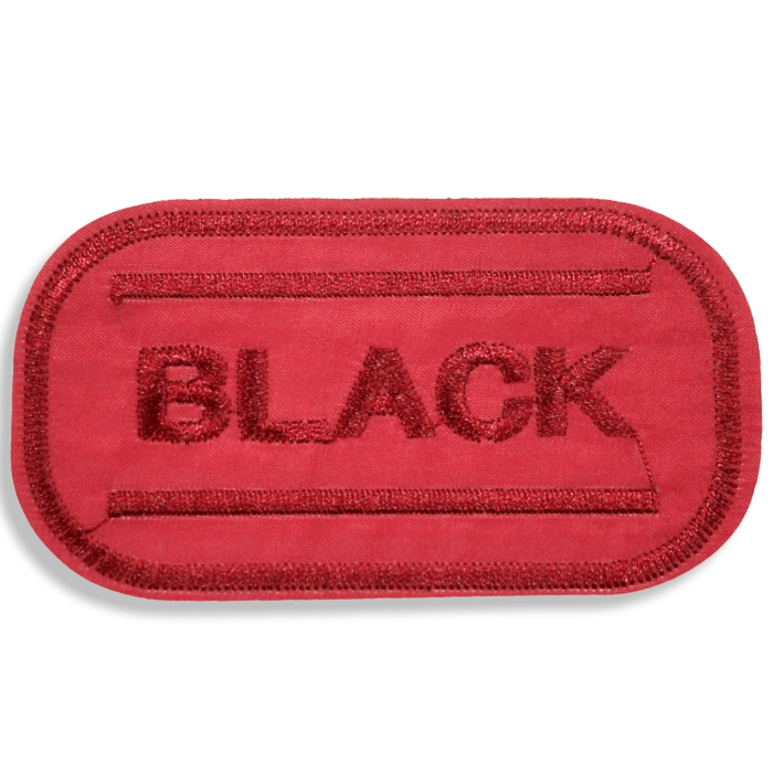 Аппликация для одежды нашивка №210 Black цветной 9шт/6х8см