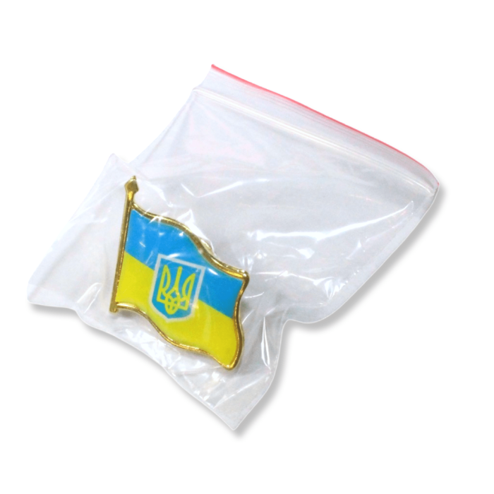Значок Украина 2х2 см
