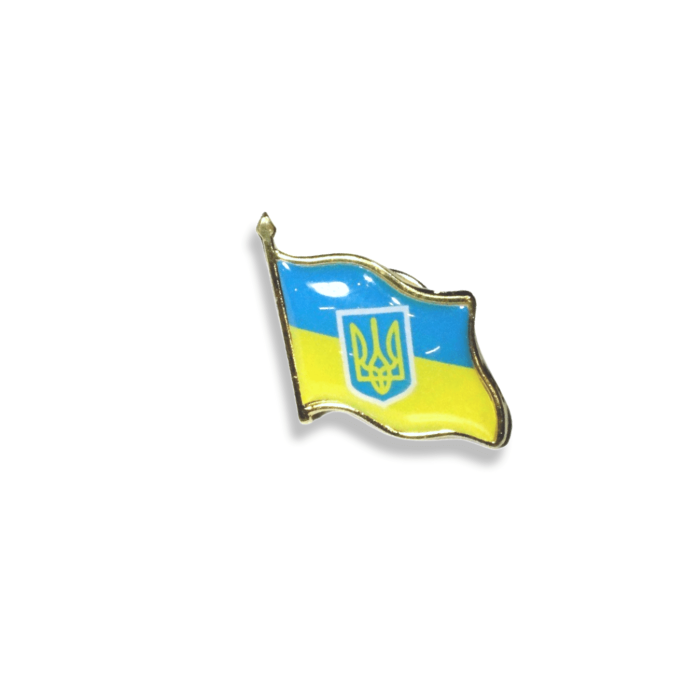 Значок Украина 2х2 см