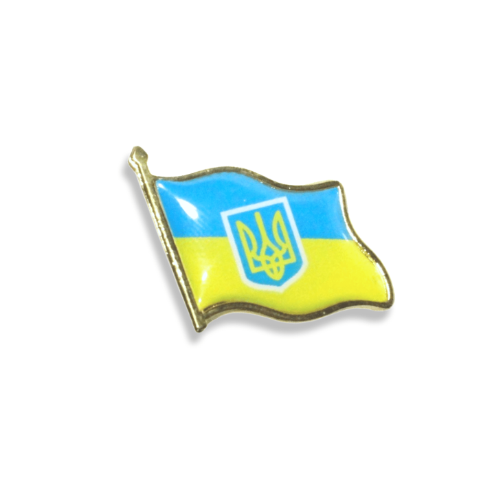 Значок Украина 2х2 см