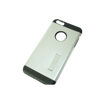 Чехол на IPhone 5/5S/SE/задняя крышка с подставкой/серебряный