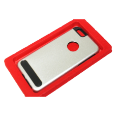 Чехол на Apple IPhone 5/5S/SE задняя крышка металлическая/Серебряный