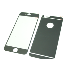 Стекло защитное цветное 2-х стор/IPhone 5/5s/SE/Черный