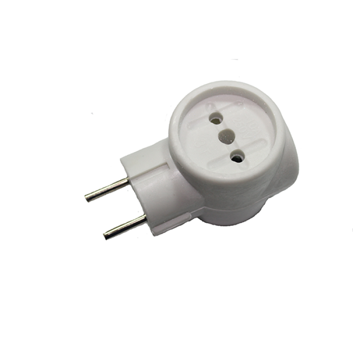 Евротройник TOKER черный 10A/250V
