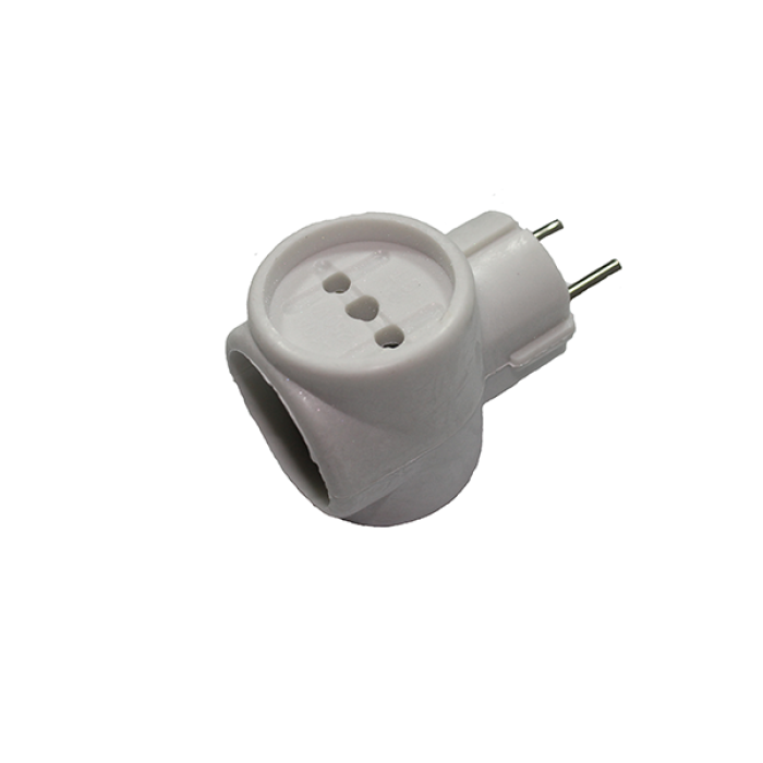 Евротройник TOKER черный 10A/250V