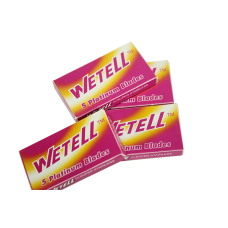 Лезвия Wetell из нержавеющей стали на планшете 5шт /1 коробка