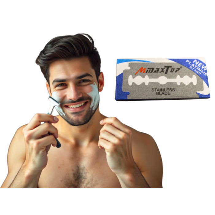 Лезвия MaxTop из нержавеющей стали на планшете 100шт/20 коробок