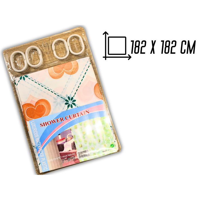 Занавеска/шторка для душа 182х182см