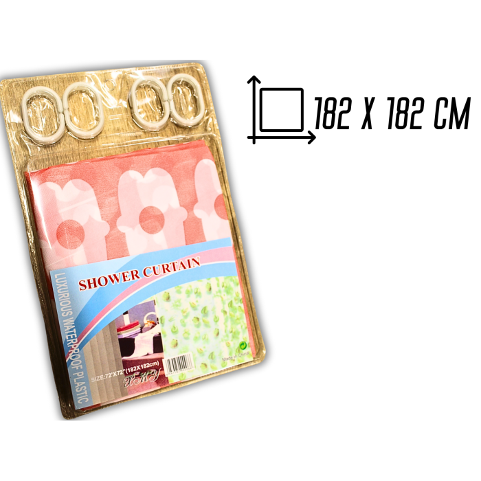 Занавеска/шторка для душа 182х182см