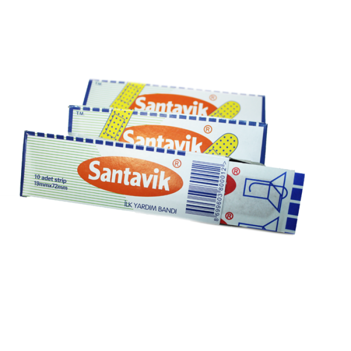 Пластырь бактерицидный Santavik 10шт