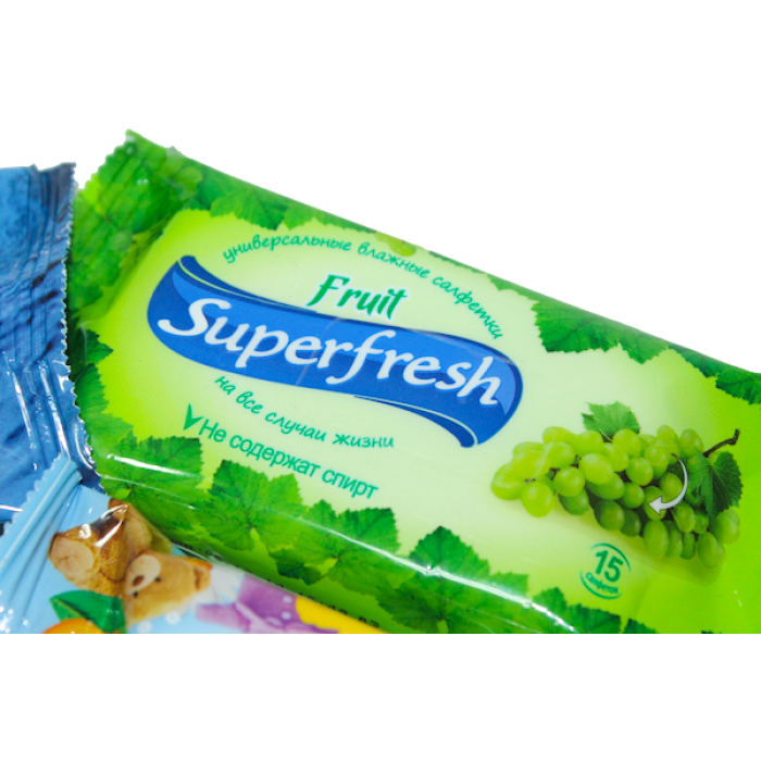 Салфетки влажные SuperFresh Детские 15шт