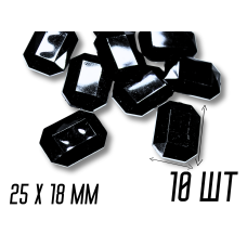 Камни на клеевой основе Прямоугольник/25×18мм/10шт