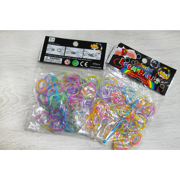 Плетение резинками Loom Bands 200шт