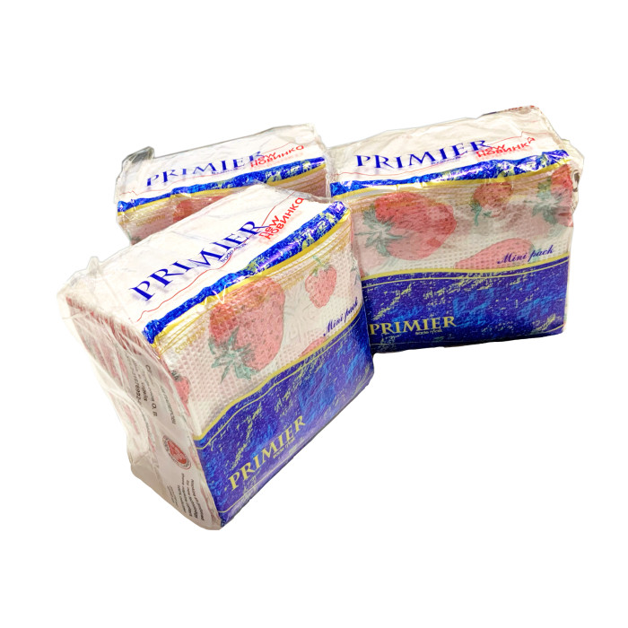 Салфетки столовые бумажные Primier 45шт
