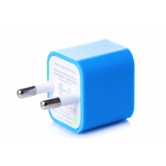 Блок питания USB разные цвета 5Вт/1А