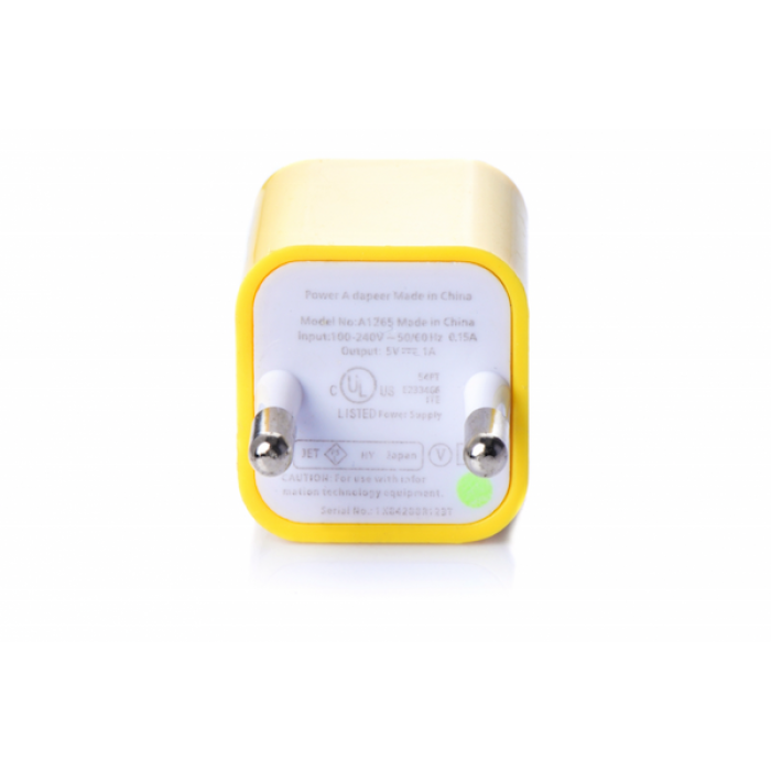 Блок питания USB разные цвета 5Вт/1А