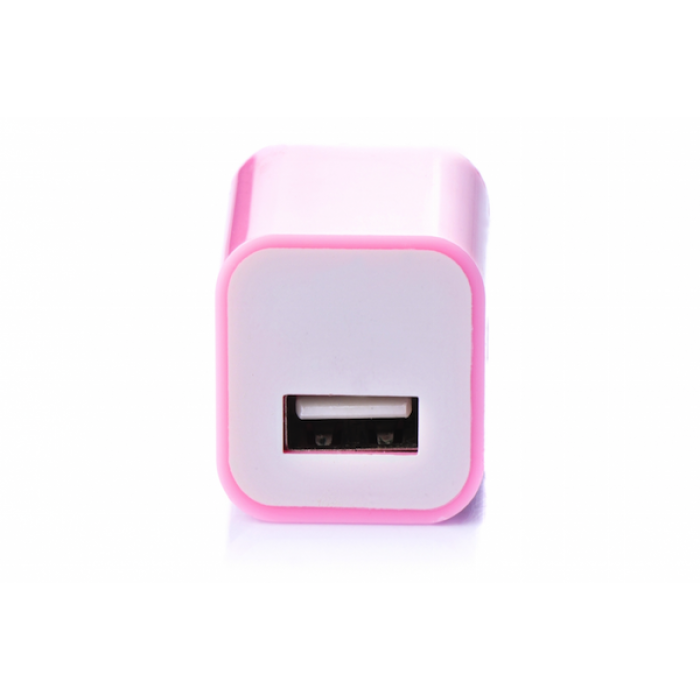 Блок питания USB разные цвета 5Вт/1А